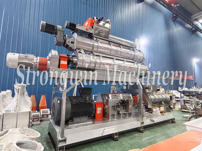 floating fish feed extruder