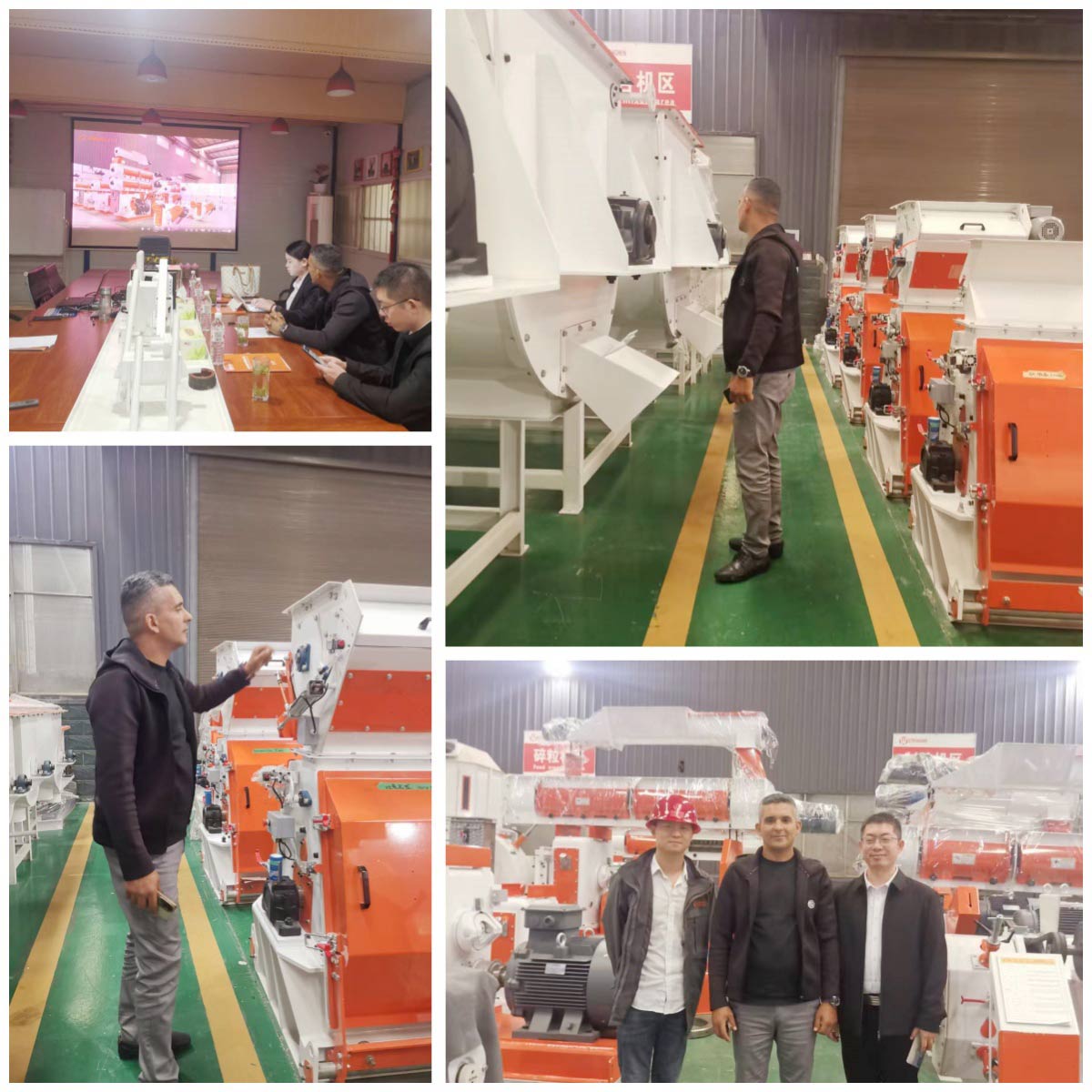 Customer from Algeria visits our factory