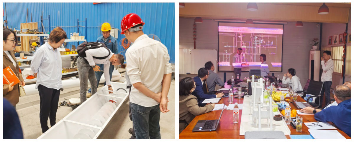 Customers from Belarus visit our factory