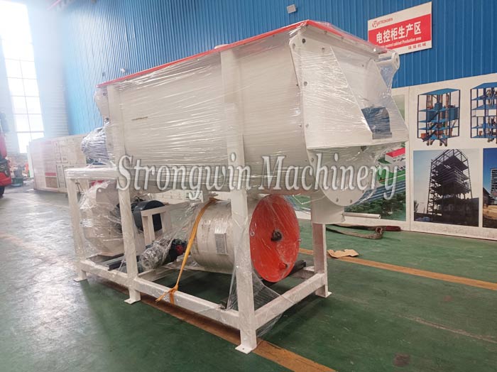 2T/h animal feed powder production line packing and shipping to Indonesia